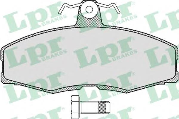 Купити 05P234 LPR Колодки гальмівні передні, дискові