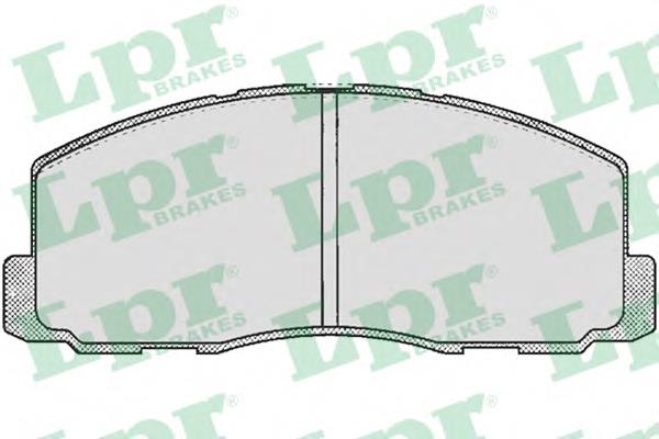Гальмівні колодки LPR 05P260 ціна, від 12.29 USD