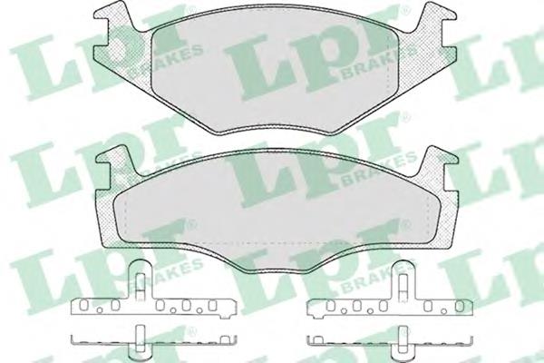 Гальмівні колодки LPR 05P225 ціна, від 13.79 USD