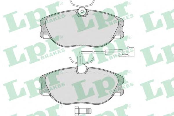 Передні тормозні колодки 05P286 LPR