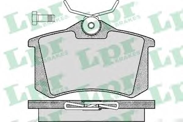 Задні дискові колодки LPR 05P294