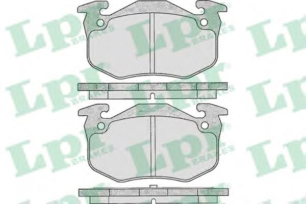 Купити 05P275 LPR Задні колодки