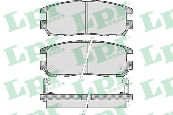 Задні гальмівні колодки LPR 05P524 ціна, від 13.36 USD