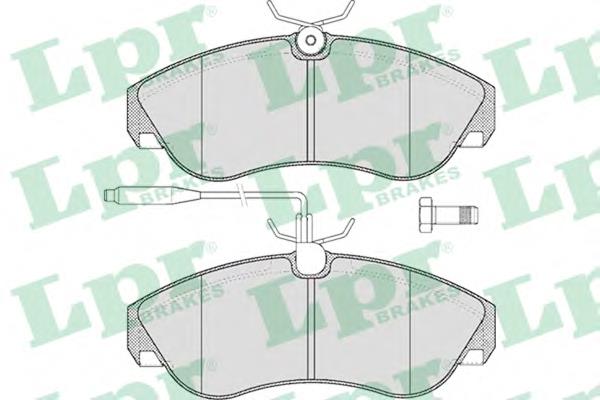 Колодки гальмівні передні, дискові 05P494 LPR