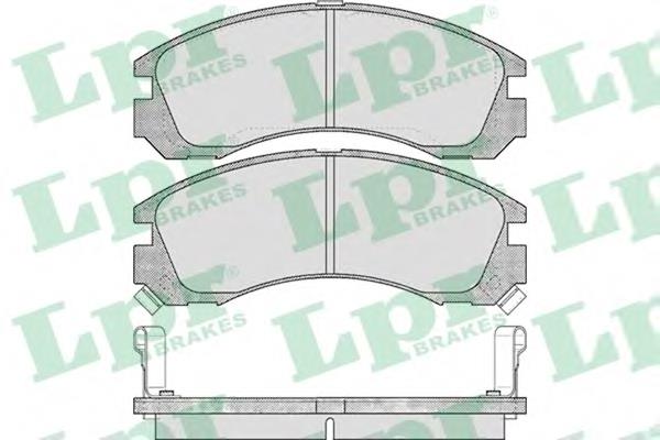 Гальмівні колодки LPR 05P578 ціна, від 17.27 USD