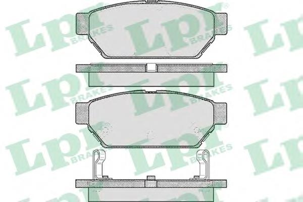 Задні гальмівні колодки LPR 05P547 ціна, від 11.86 USD