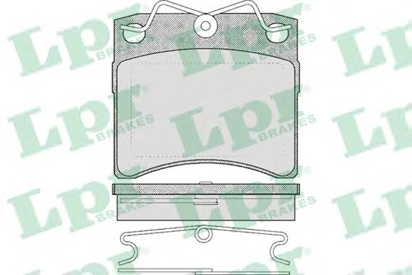 Тормозні колодки LPR 05P437