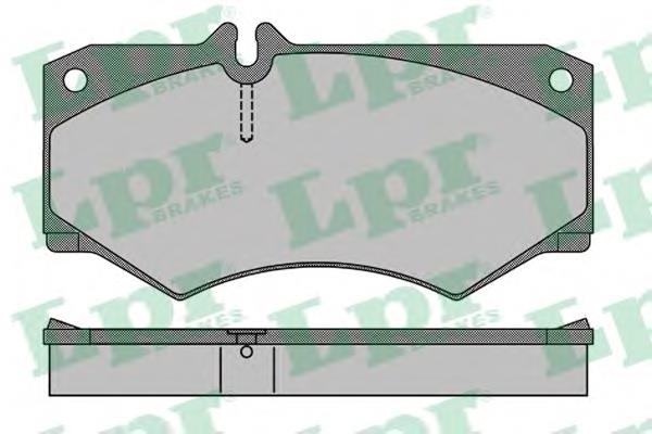 Тормозні колодки LPR 05P408