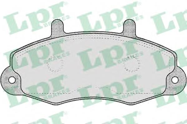 Купити 05P481 LPR Колодки гальмівні передні, дискові