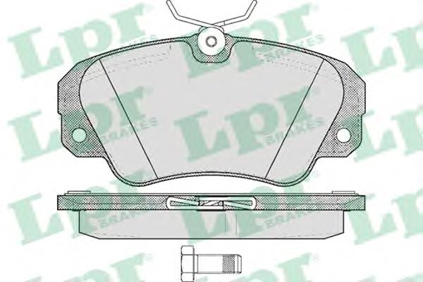 Передні тормозні колодки 05P449 LPR