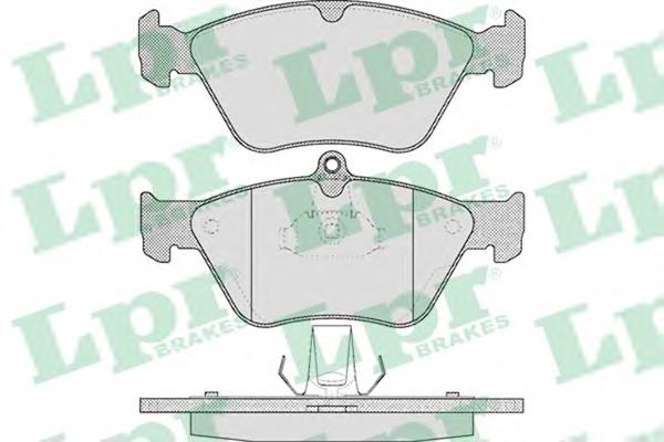 05P465 LPR Передні гальмівні колодки