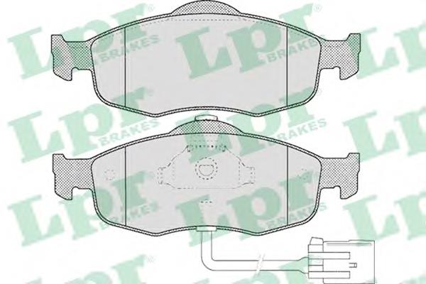 Гальмівні колодки LPR 05P461 ціна, від 19.66 USD