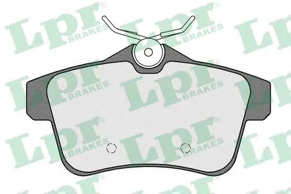 Задні дискові колодки LPR 05P1567