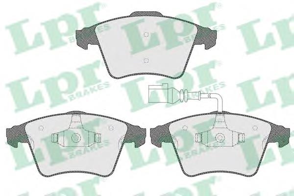 Передні тормозні колодки 05P1536 LPR