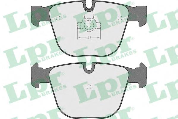 Задні гальмівні колодки 05P1531 LPR