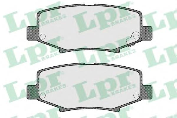 Задні дискові колодки LPR 05P1555