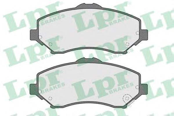Передні тормозні колодки 05P1549 LPR