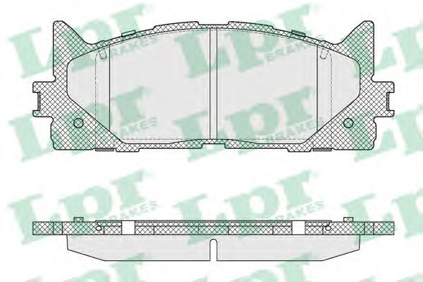 Тормозні колодки LPR 05P1593