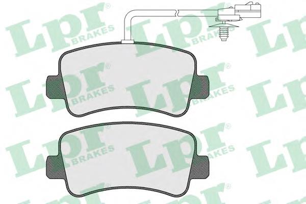 Задні гальмівні колодки LPR 05P1578 ціна, від 21.71 USD
