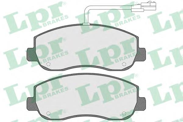 05P1579 LPR Передні гальмівні колодки