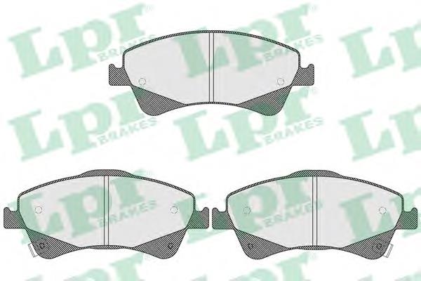 Гальмівні колодки LPR 05P1589 ціна, від 25.73 USD