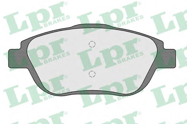 Передні тормозні колодки 05P1590 LPR