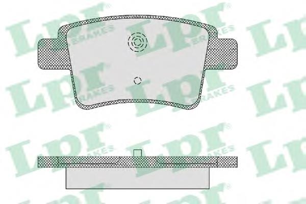 Задні гальмівні колодки LPR 05P1475 ціна, від 23.55 USD
