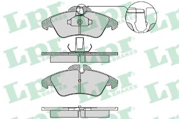 Гальмівні колодки LPR 05P1469 ціна, від 19.70 USD