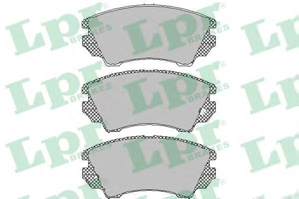 05P1467 LPR Передні гальмівні колодки