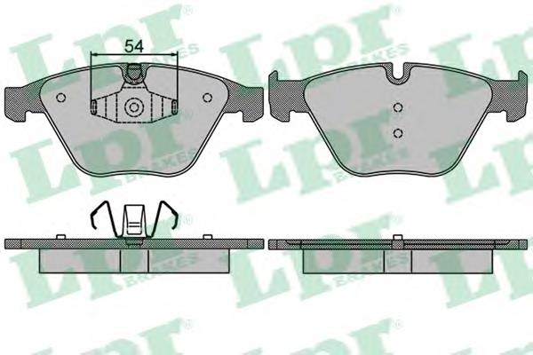 Тормозні колодки LPR 05P1509