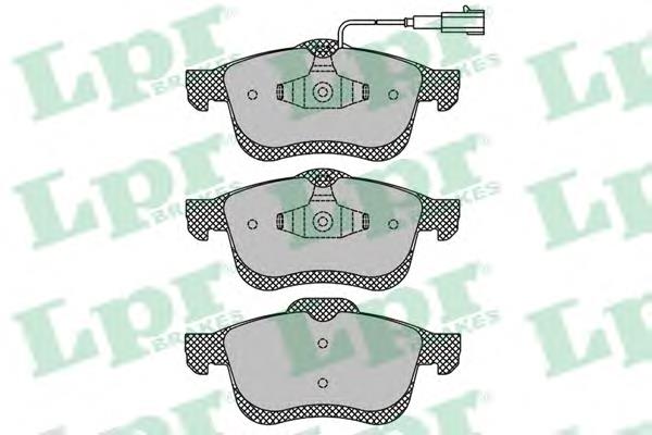 Передні тормозні колодки 05P1494 LPR
