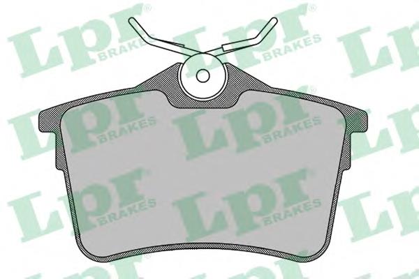 Купити 05P1500 LPR Задні колодки