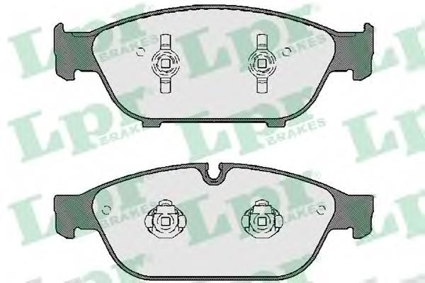 Колодки гальмівні передні, дискові 05P1743 LPR