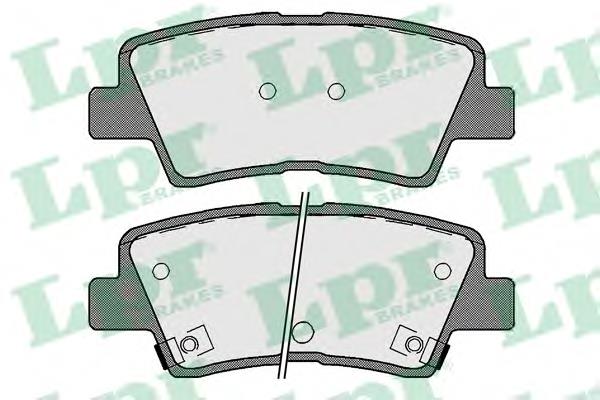 Задні гальмівні колодки LPR 05P1710 ціна, від 17.93 USD
