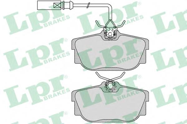 Задні гальмівні колодки LPR 05P1699 ціна, від 16.20 USD