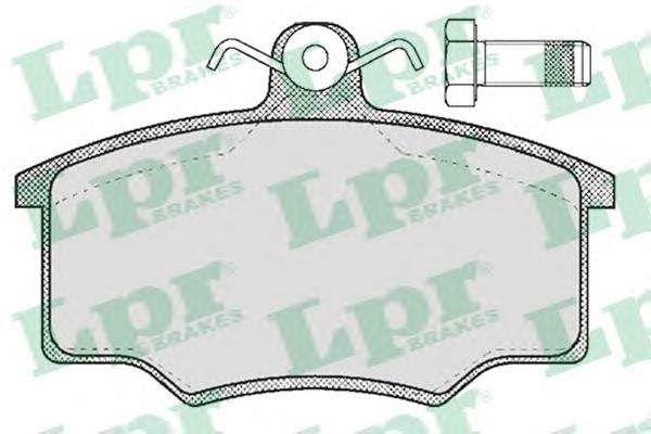 Гальмівні колодки LPR 05P187 ціна, від 13.74 USD