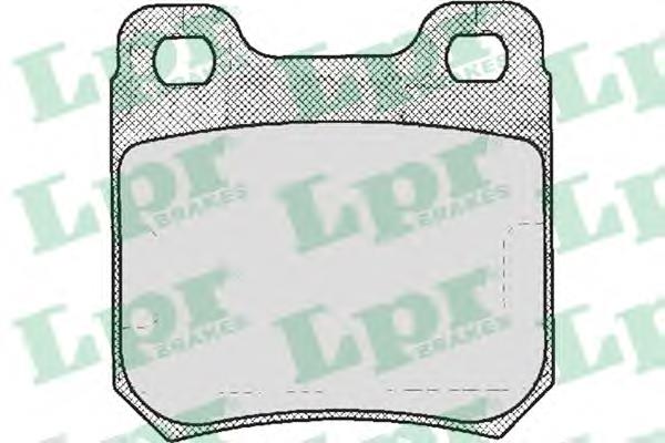 Задні дискові колодки LPR 05P206