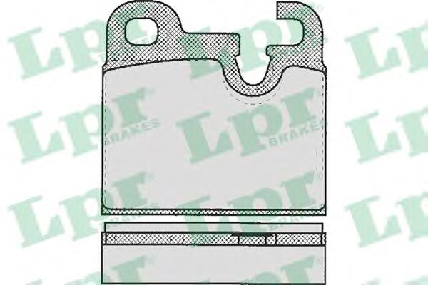 Задні гальмівні колодки LPR 05P203 ціна, від 25.27 USD