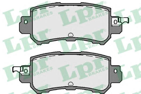 Задні гальмівні колодки LPR 05P1756 ціна, від 20.50 USD