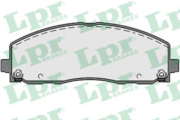 05P1759 LPR Передні гальмівні колодки