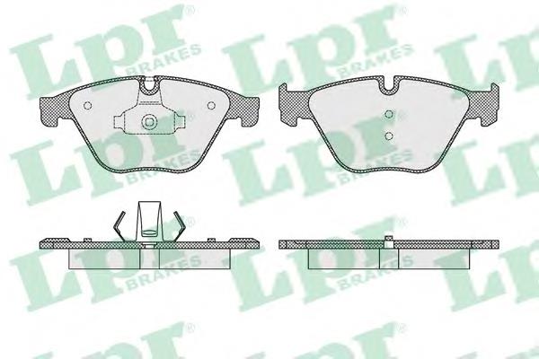 Гальмівні колодки LPR 05P1619 ціна, від 73.75 USD