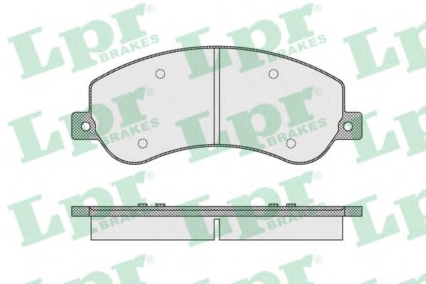 Колодки гальмівні передні, дискові 05P1679 LPR
