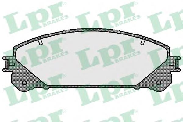 Передні тормозні колодки 05P1691 LPR