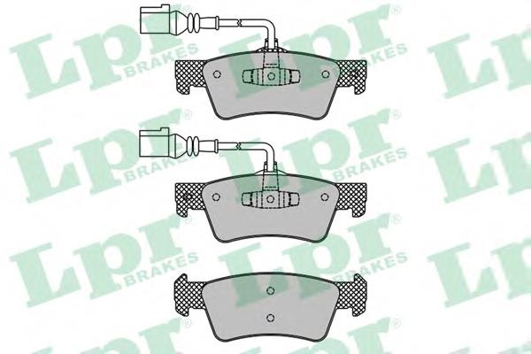 Купити 05P1667 LPR Задні колодки