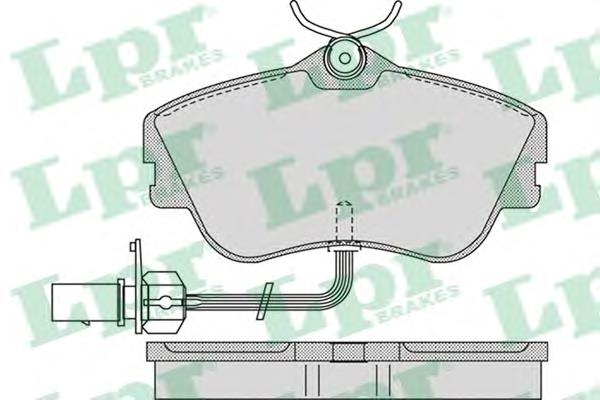 Передні тормозні колодки 05P977 LPR