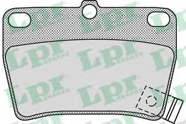 Задні гальмівні колодки LPR 05P997 ціна, від 14.52 USD