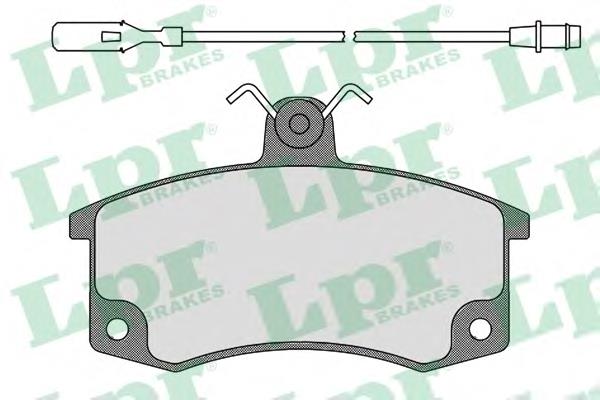 Купити 05P988 LPR Колодки гальмівні передні, дискові