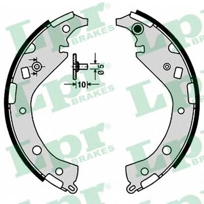 Колодки гальмові задні, барабанні 09170 LPR