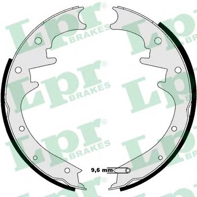 Колодки гальмові задні, барабанні LPR 08990 ціна, від 39.32 USD
