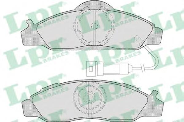 Тормозні колодки LPR 05P721